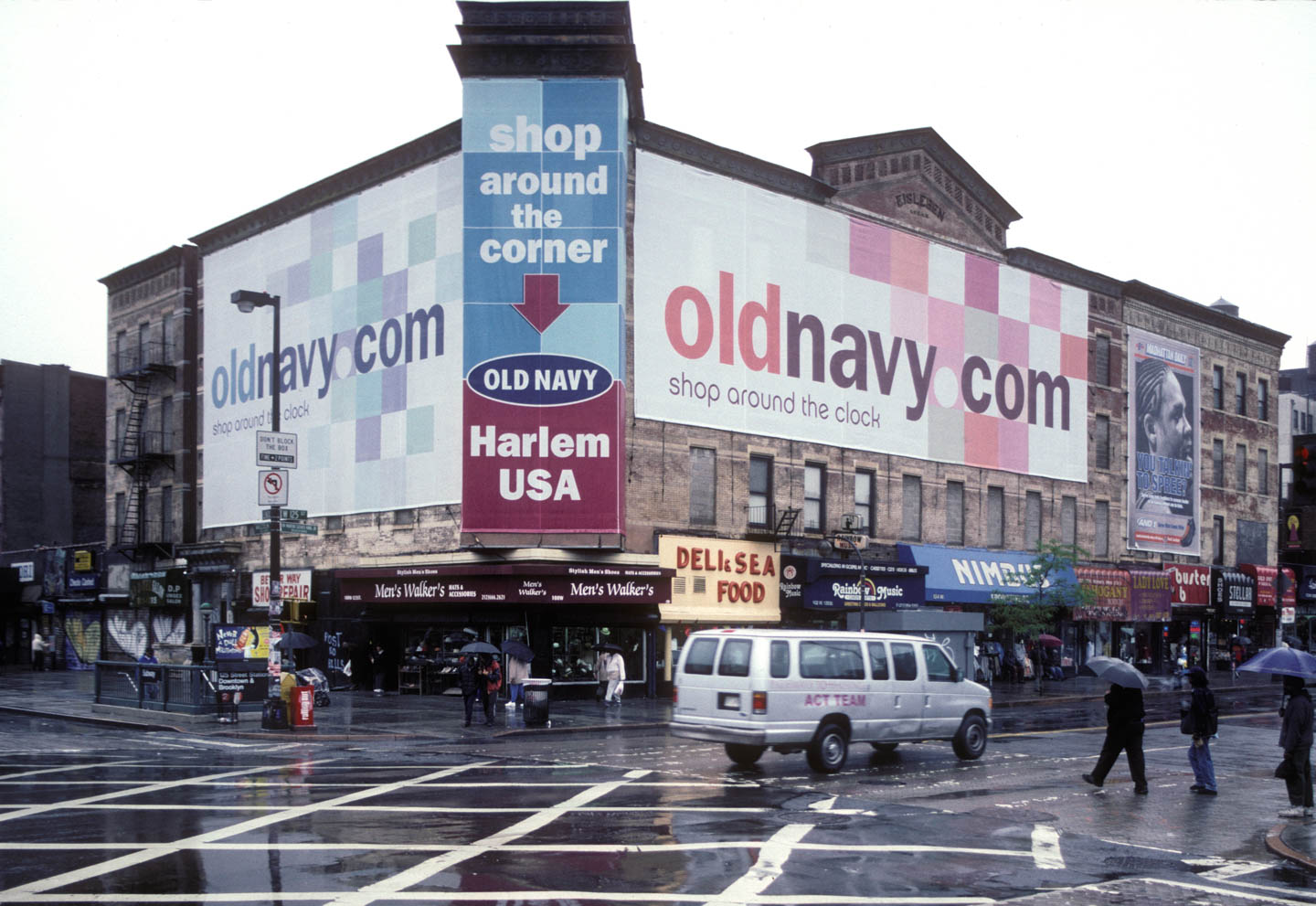 3-50- SW corner of Malcolm X Blvd. at W. 125th St., Harlem 2001_